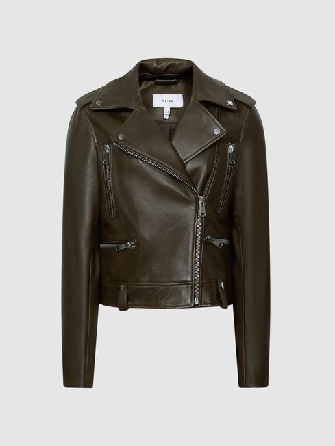 Santiago Leather Biker Jacket