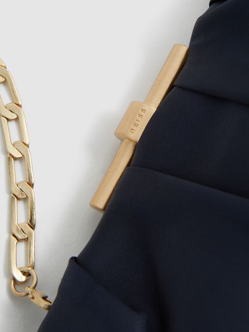 Adaline Satin Satin Clutch Bag