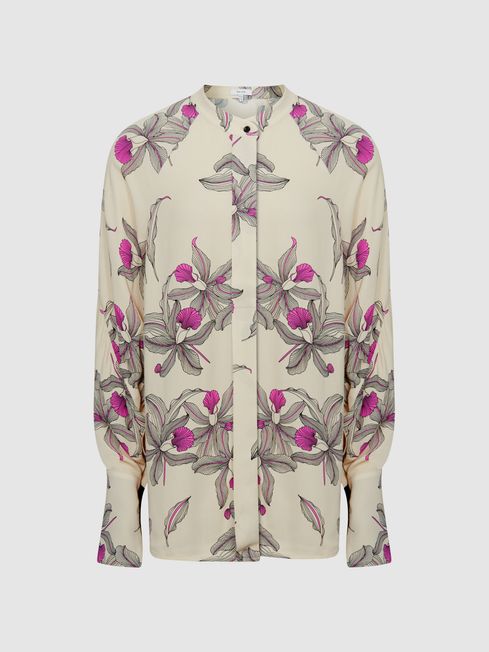 Tilly Orchid Print Blouse