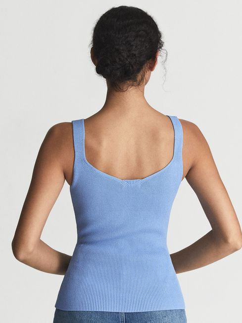 Daisy Sweetheart Neck Top
