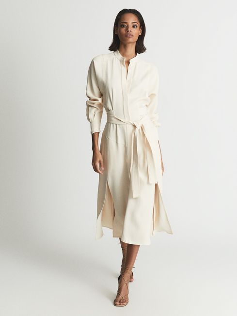 Darcy Belted Midi Shirt Dress