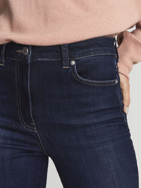 Beau High Rise Skinny Flared Jeans