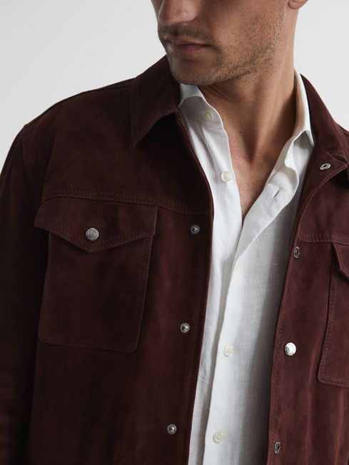 Jagger Suede Trucker Jacket