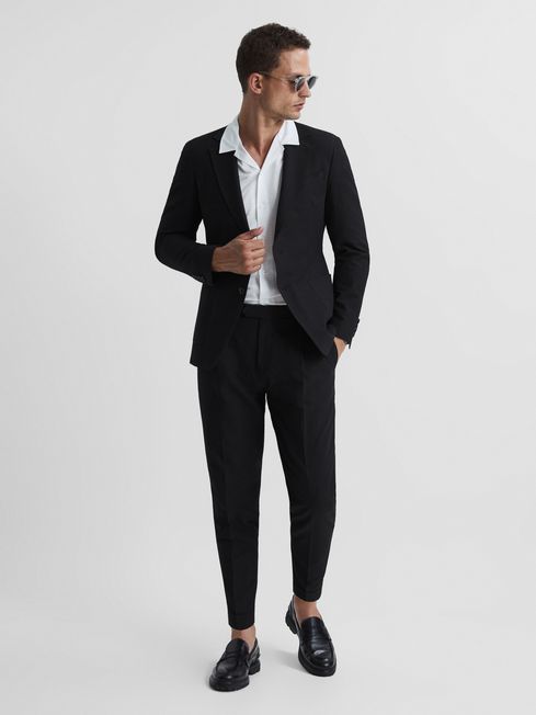 Lead Single Breasted Seersucker Blazer