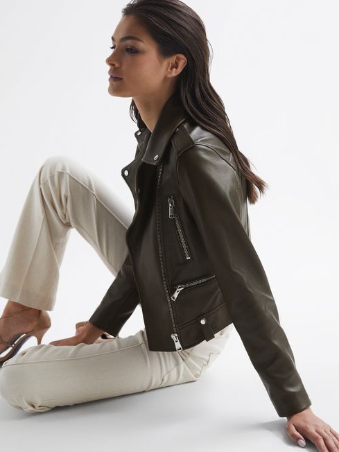 Santiago Leather Biker Jacket