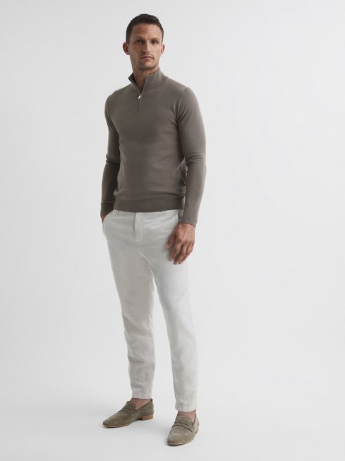 Blackhall Merino Wool Zip Neck Jumper