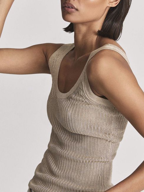 Imogen Metallic Vest Top