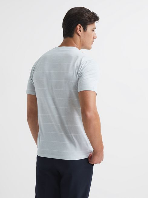Milo Mercerised Striped Cotton T-Shirt