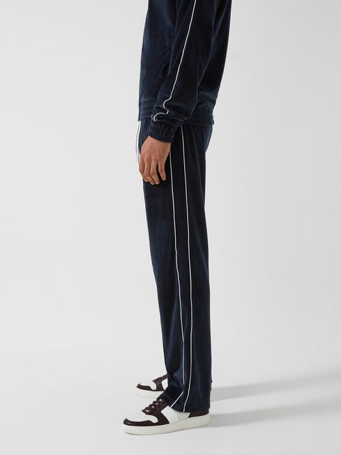 Charles - Che Velour Jogger With Piping