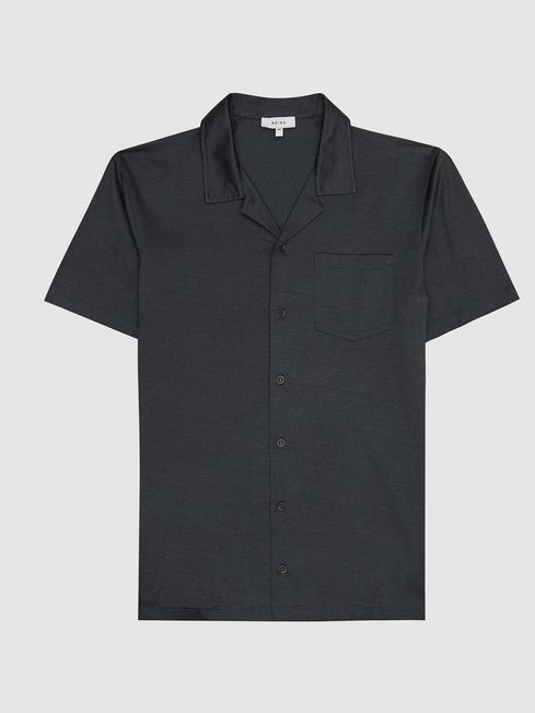 Caspa Mercerised Cotton Jersey Shirt