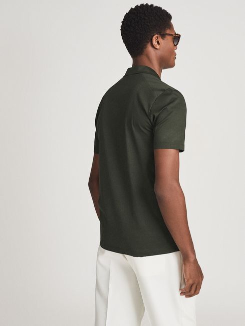 Caspa Mercerised Cotton Jersey Shirt
