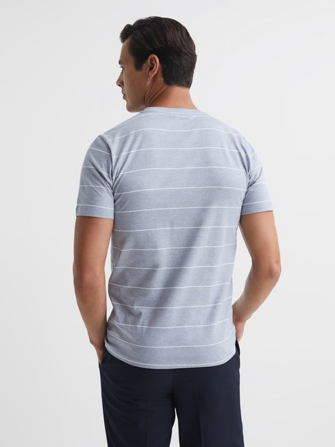 Milo Mercerised Striped Cotton T-Shirt