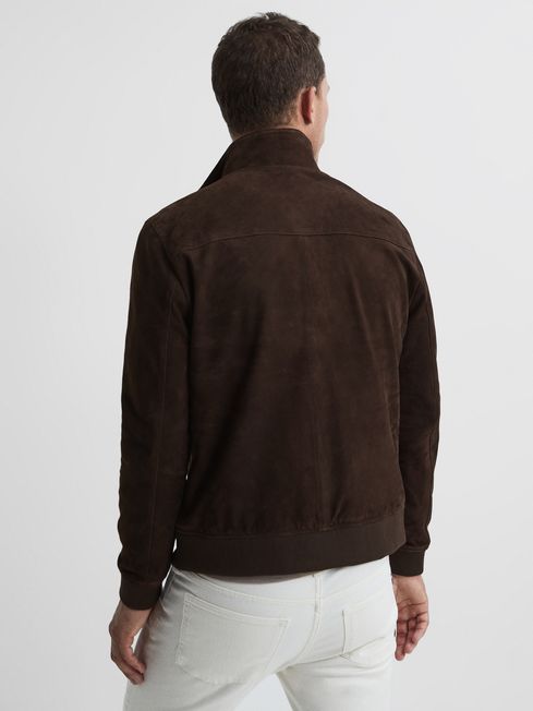 Damon Suede Zip Through Jacket