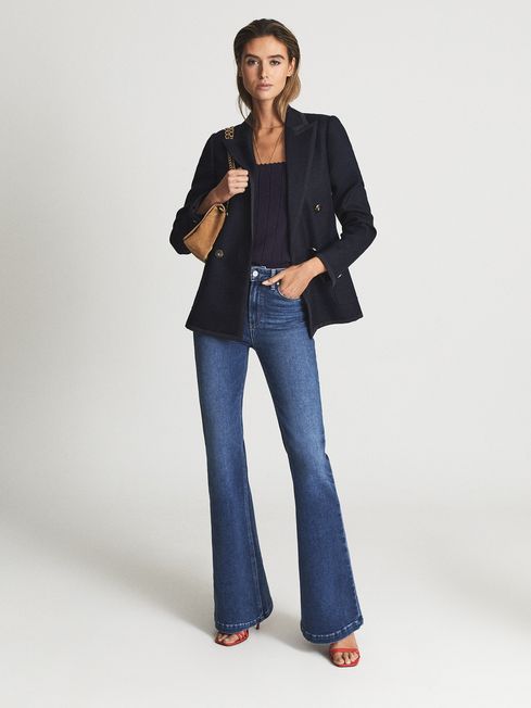 Genevieve Paige High Rise Flared Jeans