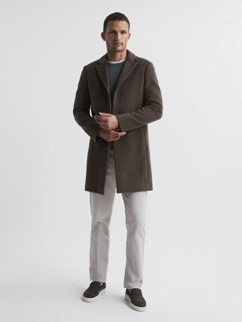 Gable Wool-blend Epsom OverCoat