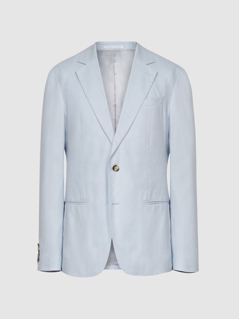 Kin Single Breasted Linen Blazer