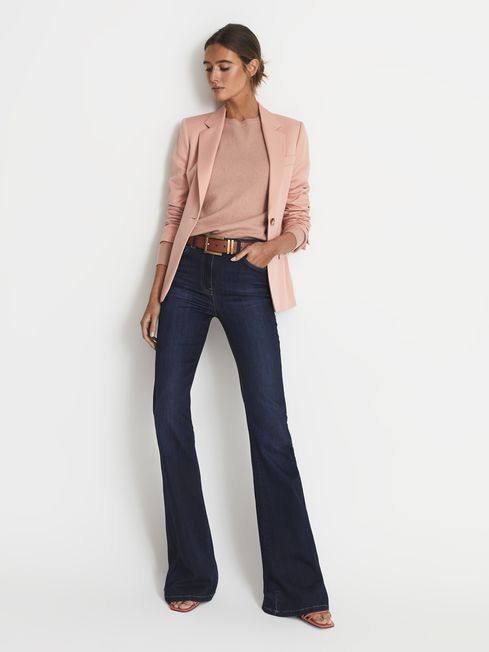 Beau High Rise Skinny Flared Jeans