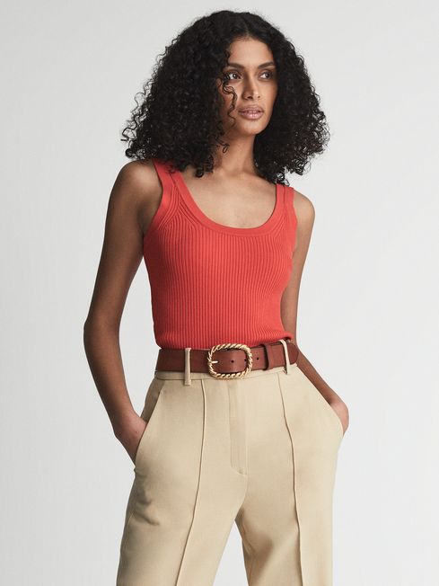 Sabrina Double Strap Knitted Vest