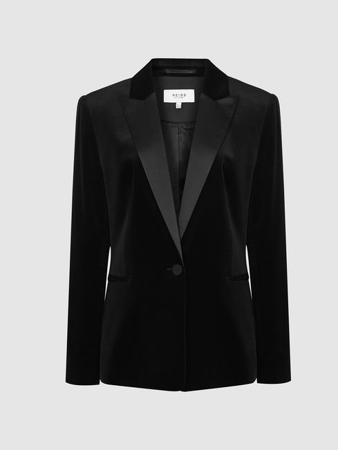 Opal Velvet Blazer