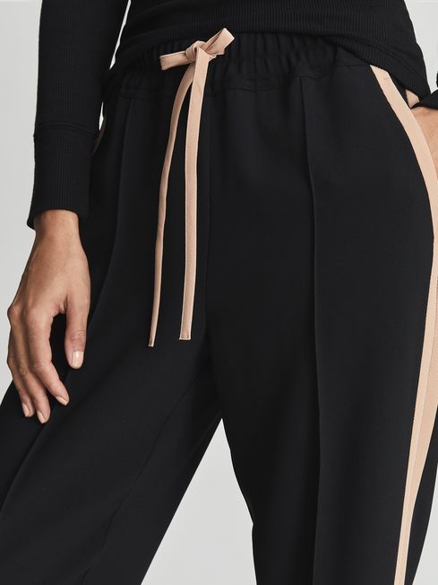 Frazer Taper Tapered Side Stripe Trousers