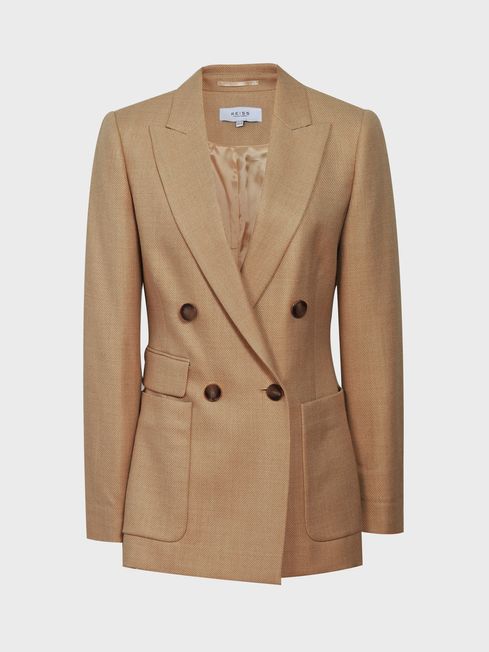 Larsson Double Breasted Twill Blazer