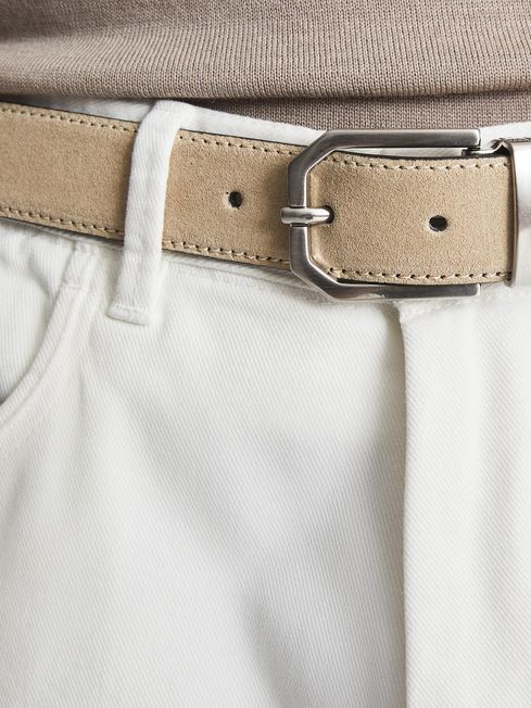 Aldwych Reversible Leather & Suede Belt