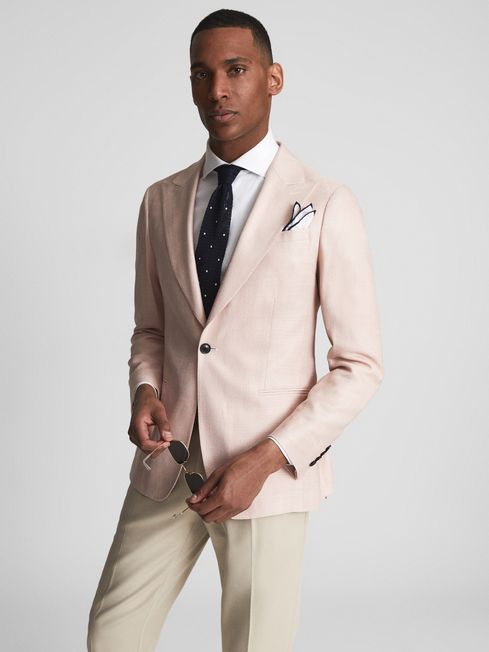 Admire Single Breasted Weave Blazer