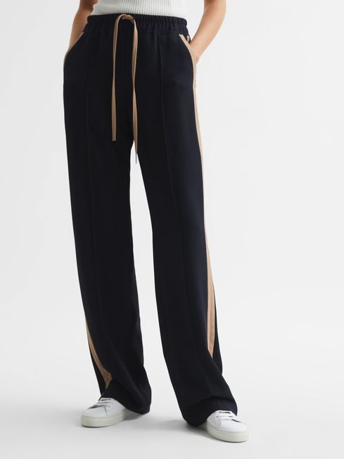 Frazer Wide Leg Side Stripe Trousers