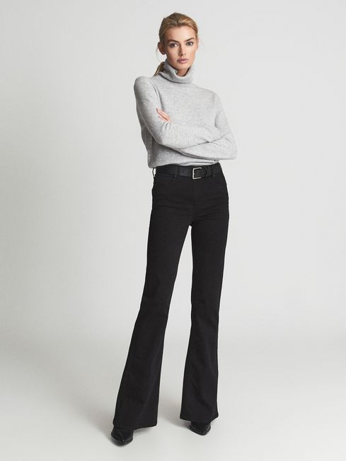 Beau High Rise Skinny Flared Jeans