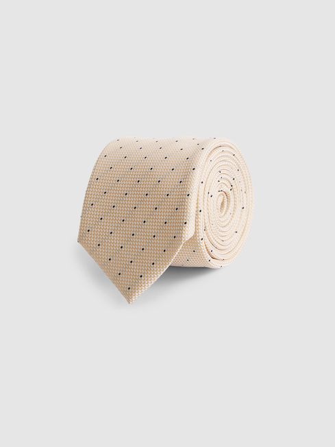 Liam Silk Polka Dot Tie