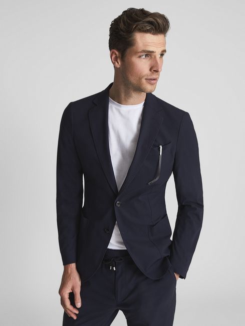 Voyage Single Breasted Technical Blazer