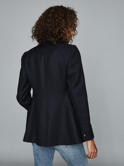 Larsson Double Breasted Twill Blazer