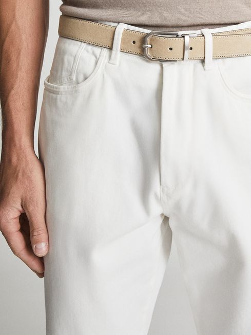 Aldwych Reversible Leather & Suede Belt