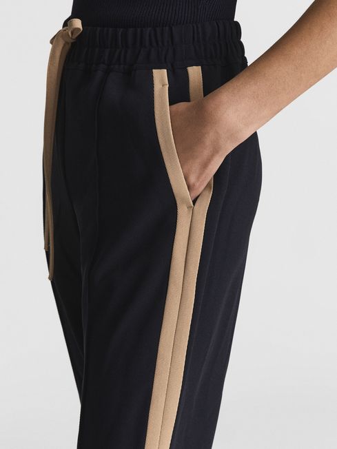 Frazer Taper Tapered Side Stripe Trousers