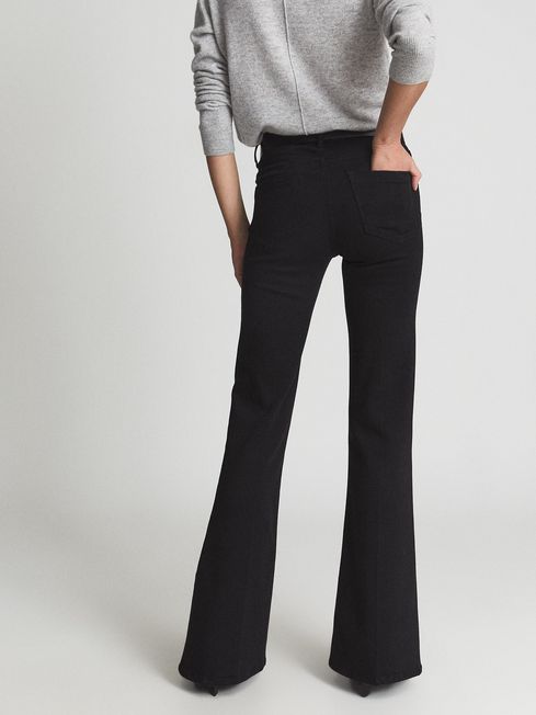 Beau High Rise Skinny Flared Jeans