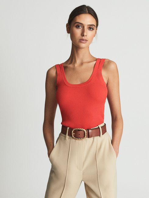 Sabrina Double Strap Knitted Vest