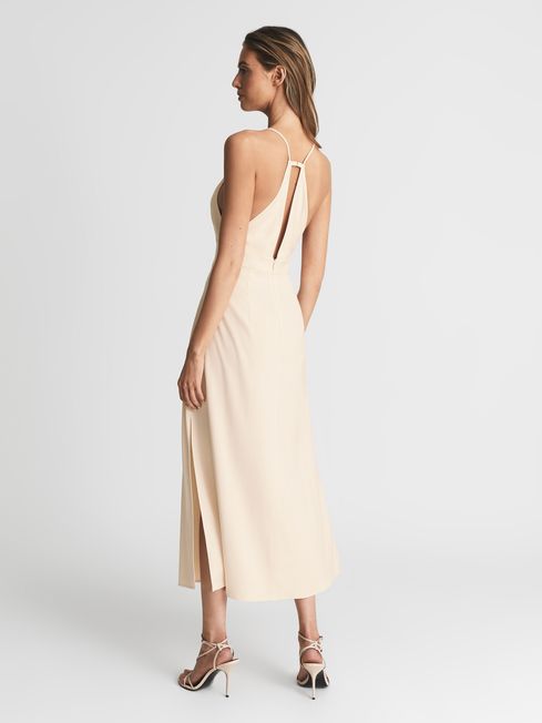 Ellis Plunge Bodycon Midi Dress