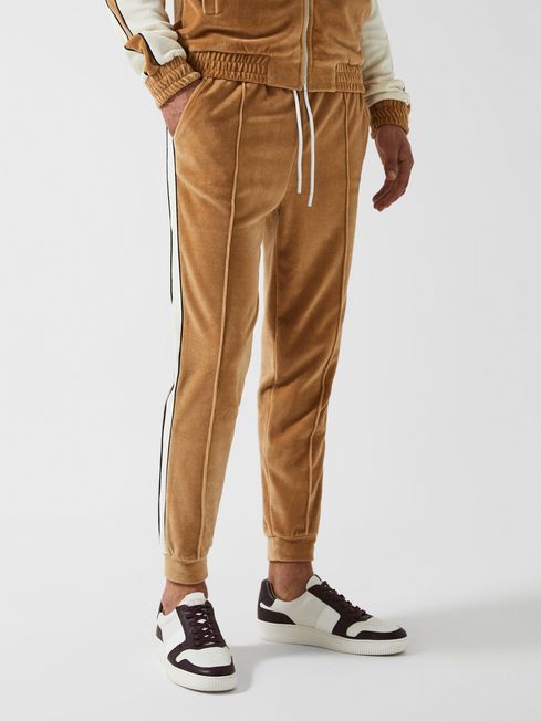 Corso - Che Tapered Velour Drawstring Joggers