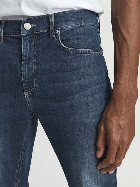 James Jersey Slim Fit Washed Jeans
