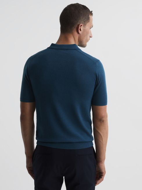 Maxwell Merino Zip Neck Polo T-Shirt