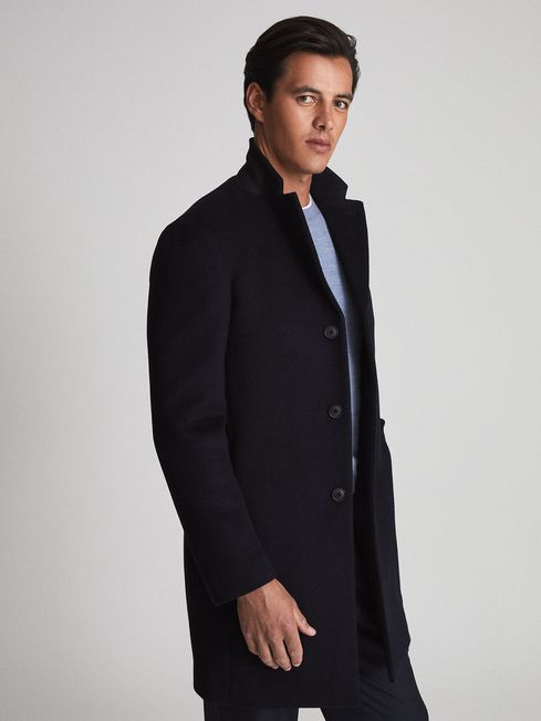 Gable Wool-blend Epsom OverCoat