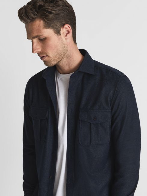 Chase Brushed Twin Pocket OverShirt