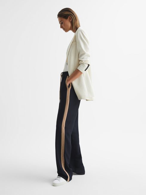 Frazer Wide Leg Side Stripe Trousers