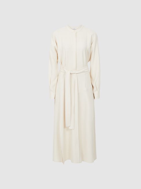 Darcy Belted Midi Shirt Dress