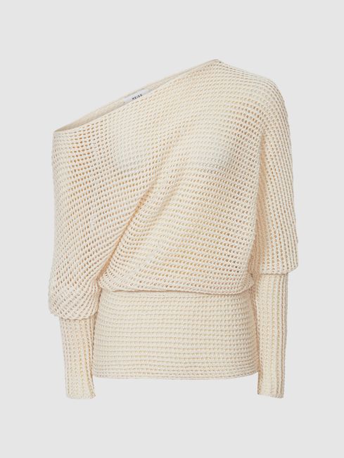 Lulu Open Knit Drape Top