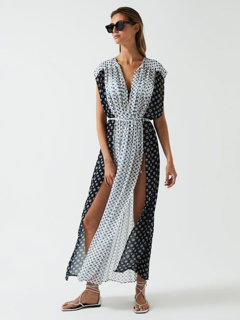 Ronnie Printed Long Kaftan