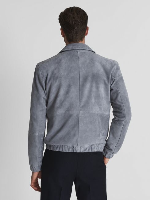Mercury Zip Through Suede Jacket