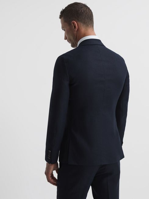 Kin Single Breasted Linen Blazer