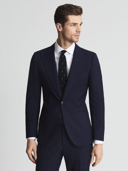 Bold Single Breasted Wool Blazer
