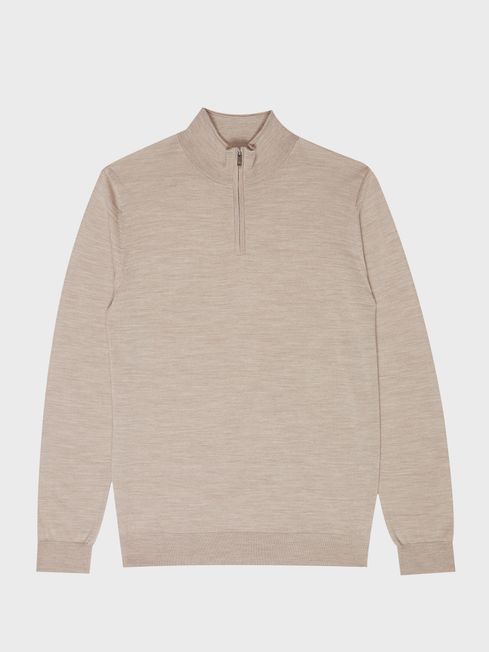Blackhall Merino Wool Zip Neck Jumper